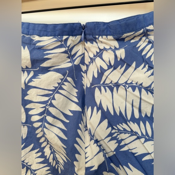 Boden Blue Floral Lined Skirt - Picture 3 of 7